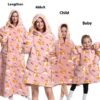 9bef081c-853f-4461-b2a1-770b08bdf3d9_trans.jpeg Lazy Blanket Hooded Lengthened Bare Thickened Women's Home Pajamas