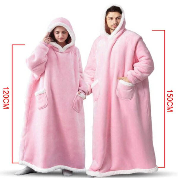 819a3b98-1fe6-4e34-8215-9ee41a068983.jpg Winter TV Hoodie Blanket Winter Warm Home Clothes Women Men Oversized Pullover With Pockets