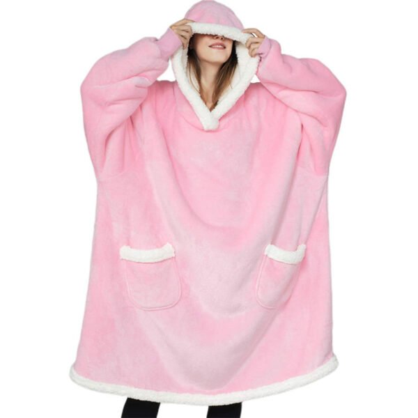 c565e7c3-f203-46b7-8d58-f4d03bfcb967.jpg Winter TV Hoodie Blanket Winter Warm Home Clothes Women Men Oversized Pullover With Pockets